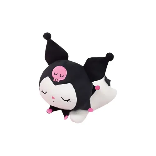 FURYU Sleeping Together Collection Kuromi Close Your Eyes. Dolls Plush Doll 18cm High