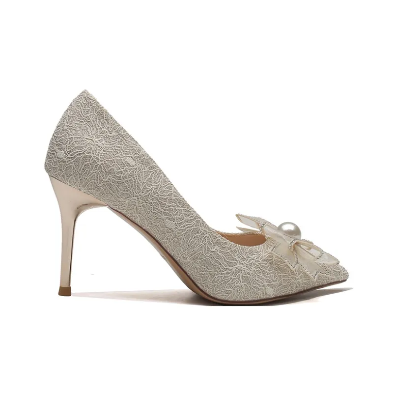 KATHRYN WILSON Heart Fluttering Slim Heel High Heels Women's-3