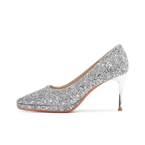 Zubumei Slim Heel High Heels 8cm Women's