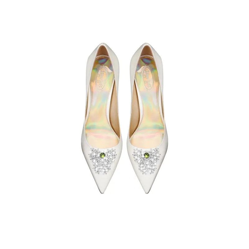 Miss Left Slim Heel High Heels 9.5cm Women's-3