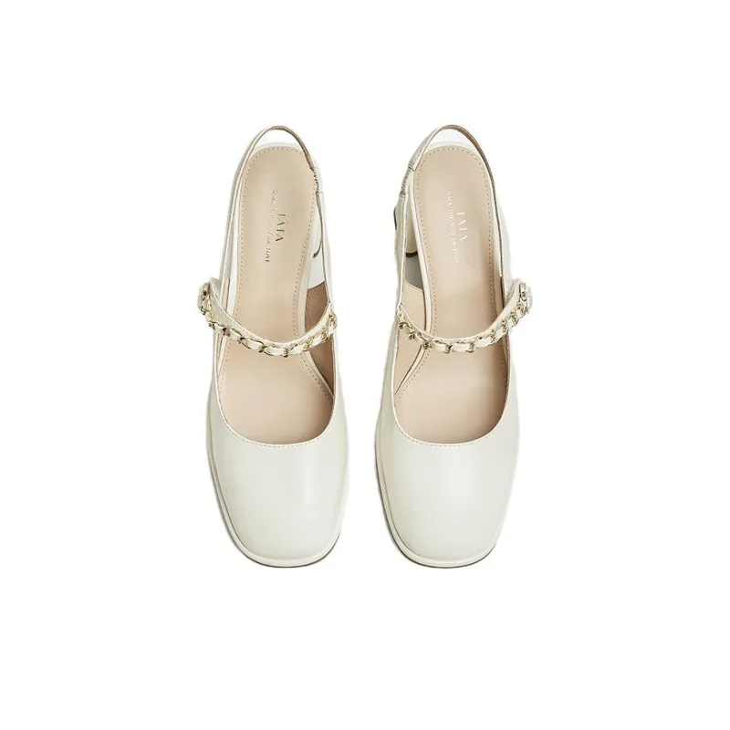 Tata Chunky Heel High Heels 6.5cm Women's-2