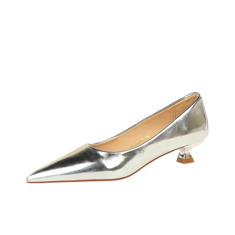 Bamiti High Heels Women's Champagne/Black/Gunmetal Gray/Silver/Gold-12