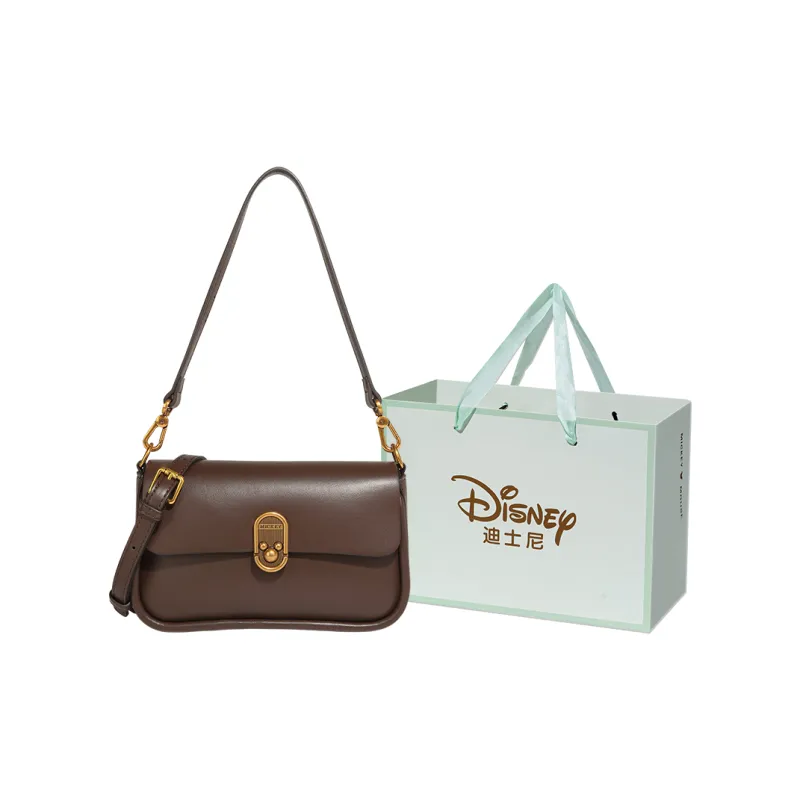 Disney Mickey Series PU Leather Crossbody Bag Small Size Women's Black-22