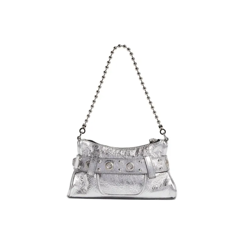 DSQUARED 2 Gothic Logo Plaque Zipped Clutch Bag-2