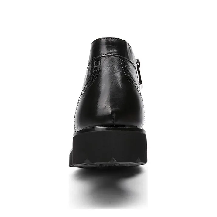 CROWN Ankle Boots Men Black-3