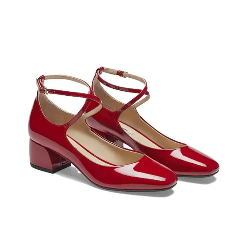 73Hours Love In The Maze Female Lead Chunky Heel High Heels 4.5cm Women's-2