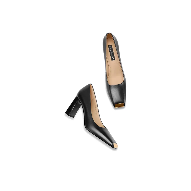 Shesrim Chunky Heel High Heels Women's-3