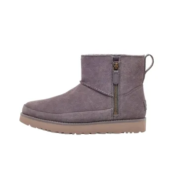 UGG Classic Zip Mini Suede 'Grey Purple' Women's