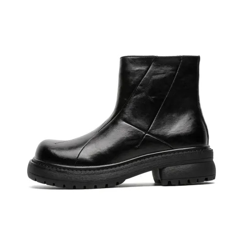 Chi Wolf Ankle Boots Men's Black