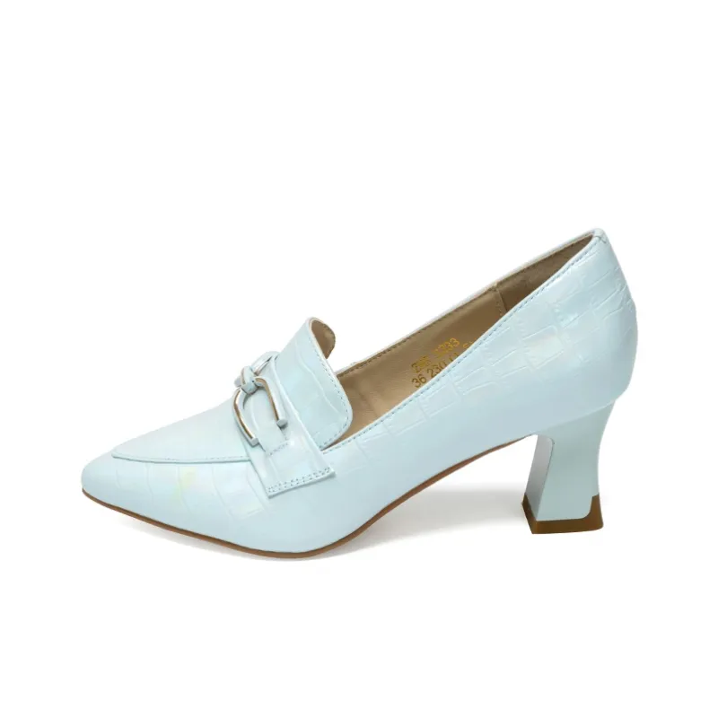 ZHR Chunky Heel High Heels 6cm Women's-12