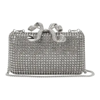 Self portrait Embellished Box Clutch Bag