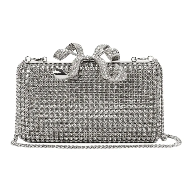 Self portrait Embellished Box Clutch Bag-0