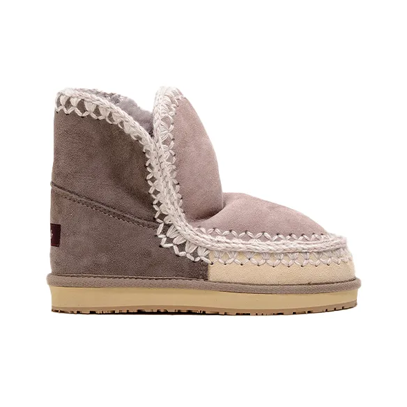 K.D.KENAZ Short Mid Calf Snow Boots Women's Khaki-3