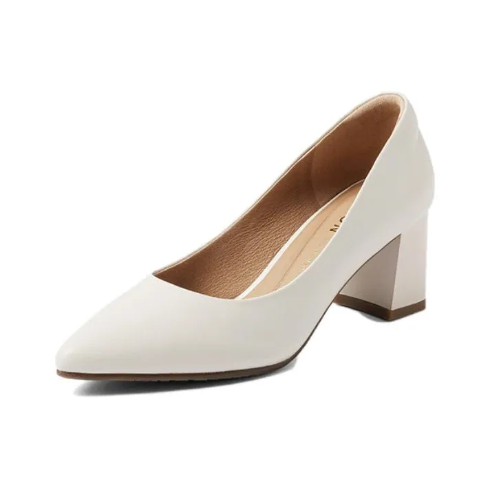 PT'SON Chunky Heel High Heels 4.5cm Women's-0