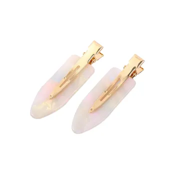 MIDNIGHT MOMENT Acrylic Hair Clips Women's