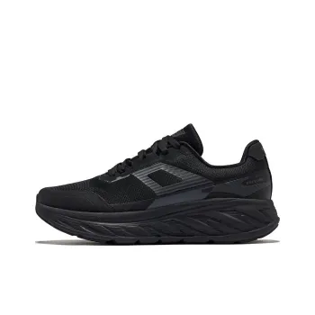 Erke Anti Slip And Wear Resistant Breathable Low Top Casual Running Shoes Men's Black Gray