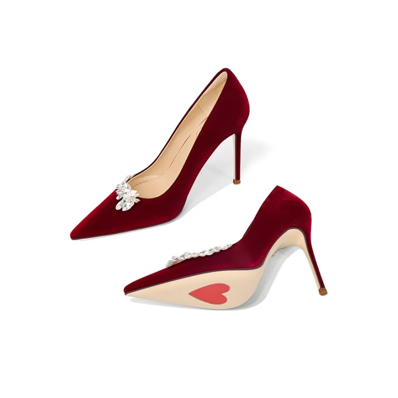 Holy Rose Slim Heel High Heels 10cm-2