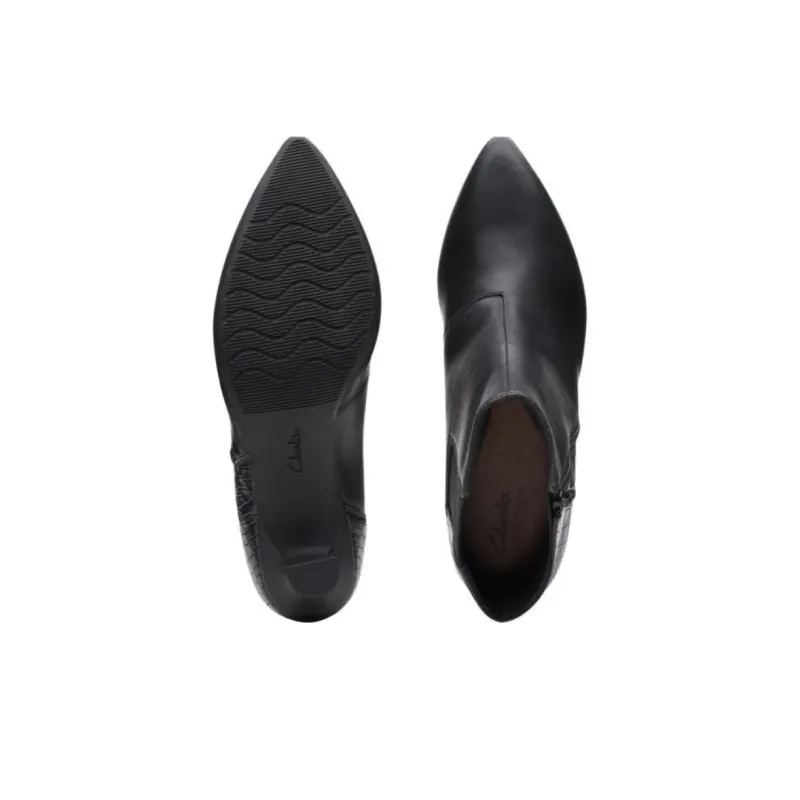 Clarks Ankle Boots 7cm Women's Black-3