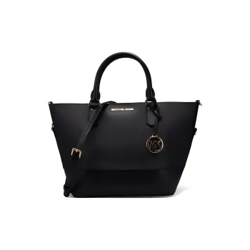 MICHAEL KORS MICHAEL KORS Handbag Collection Trista Cow Leather Handbag Large Size Women's Black