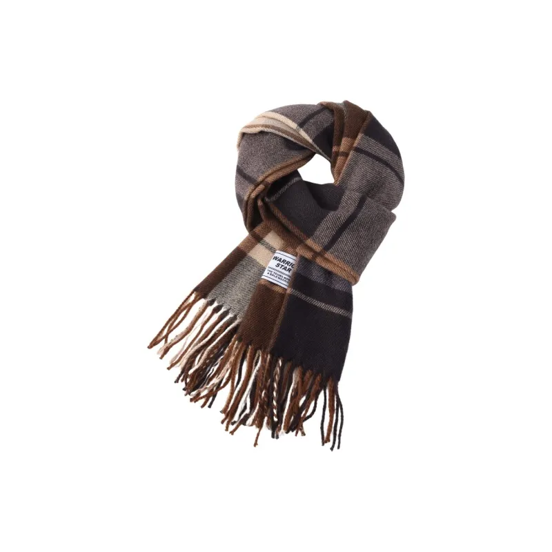 Warrior Cotton Polyester Blend Knit Scarves Unisex-2
