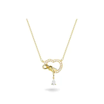 MAGICPOLE 925 Sterling Silver With Zircon Necklaces Women's Gold