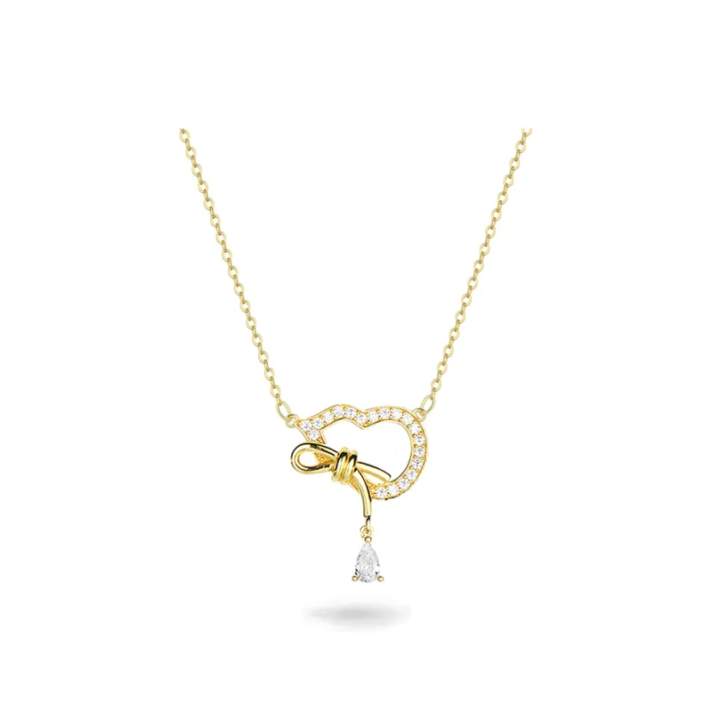 MAGICPOLE 925 Sterling Silver With Zircon Necklaces Women's Gold-0