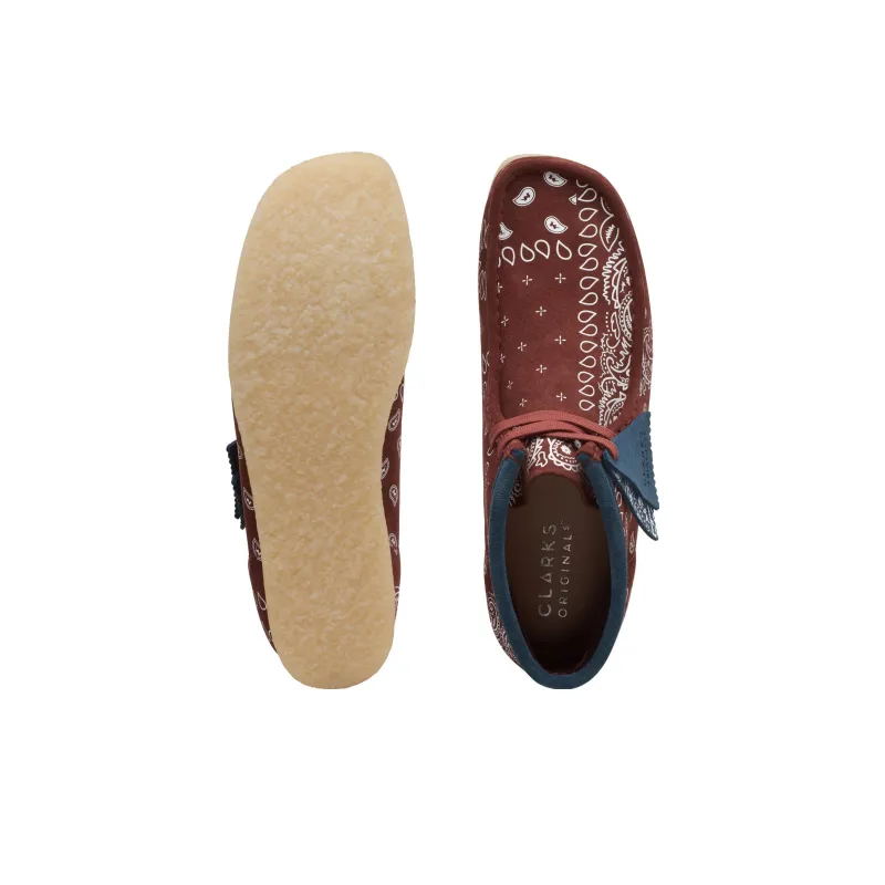 Clarks Wallabee Boots 'Paisley Brick' Women's-3
