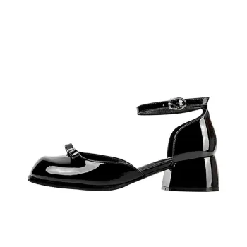 Wonderful Couple Chunky Heel High Heels 4.5cm Women's