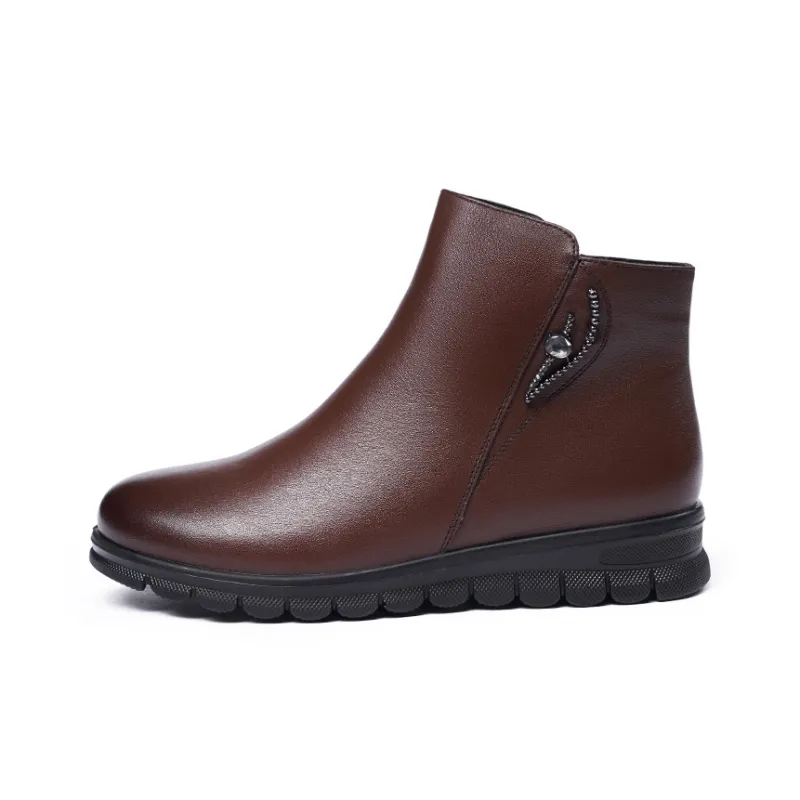 AOKANG Ankle Boots Women's ' Currently Out Of Stock '-6