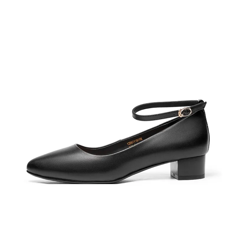 AOKANG High Heels Women's Black-5