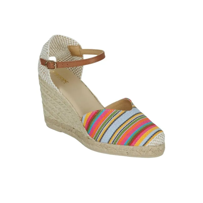 GEOX Chunky Heel High Heels Women's Beige-3