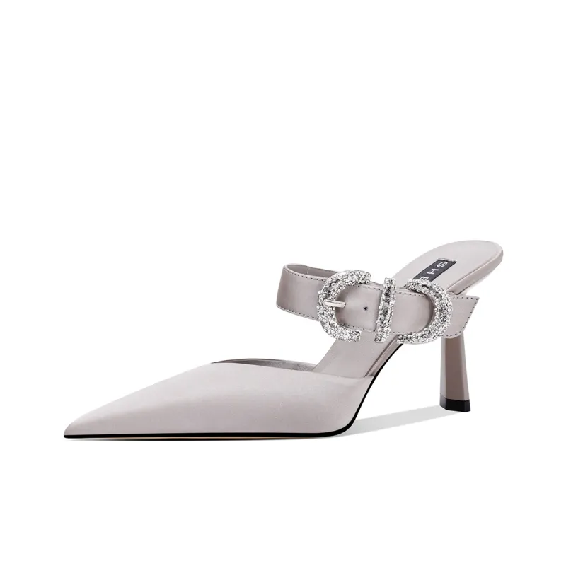 Shesrim High Heels Women's Gray/Black-5