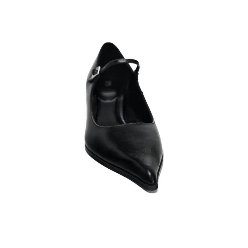 ZARA Slim Heel High Heels 4.5cm Women's Black-2