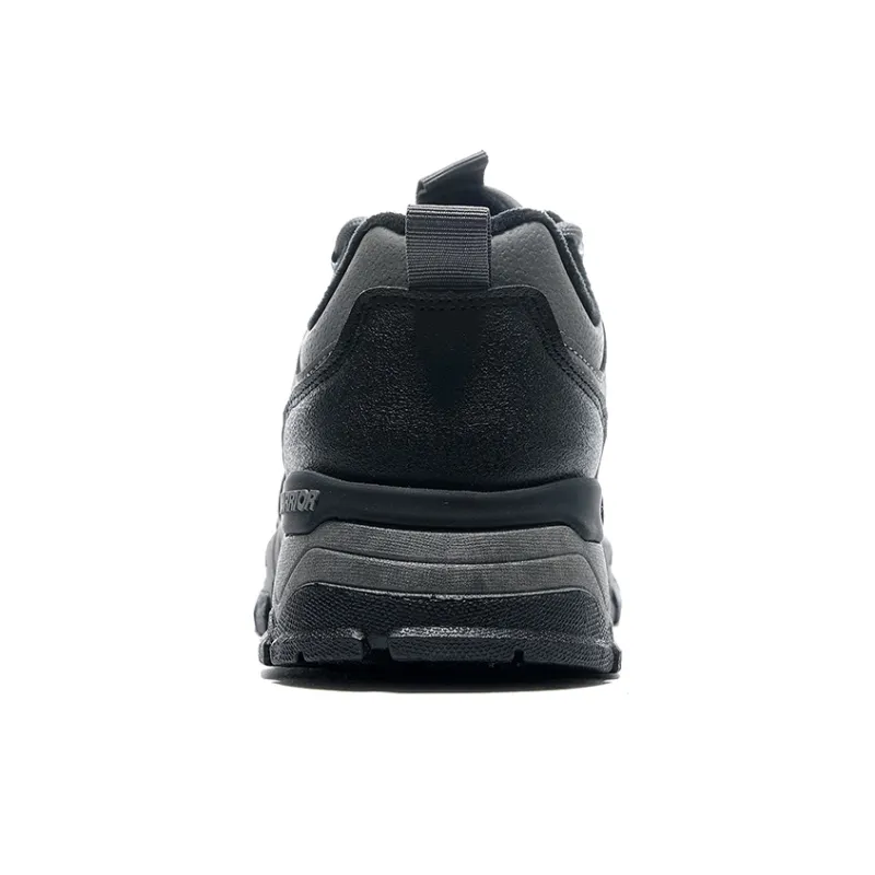 Warrior Warm Wear Resistant Slip Resistant Low Top Hiking/Trekking Shoes Men's Gray-3