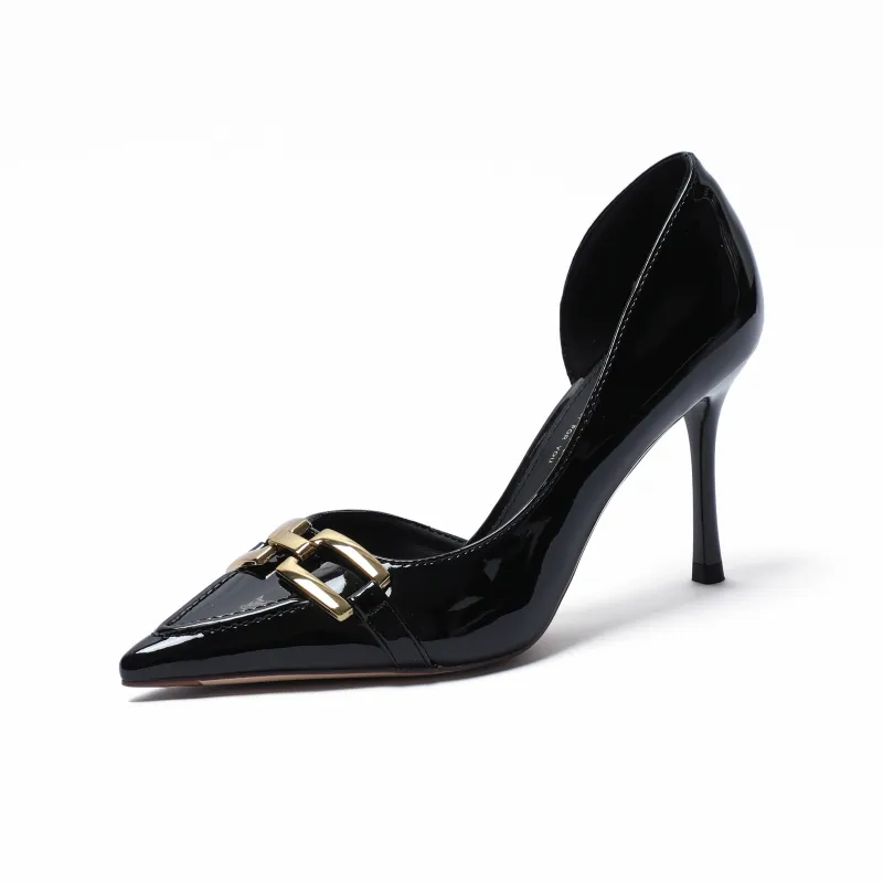 PINWEISHIDU Slim Heel High Heels 7cm Women's-0