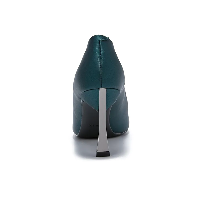 La Chapelle High Heels Women's Black/Beige/Green-23