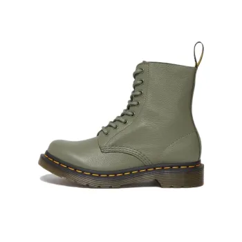 Dr.Martens 1460 Pascal Virginia Leather Boots 'Khaki Green' Women's