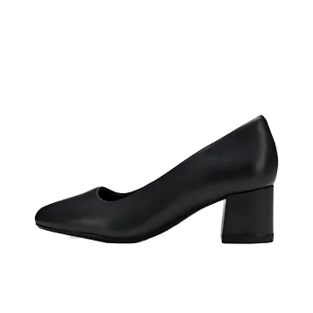 Clarks Chunky Heel High Heels Women's Black