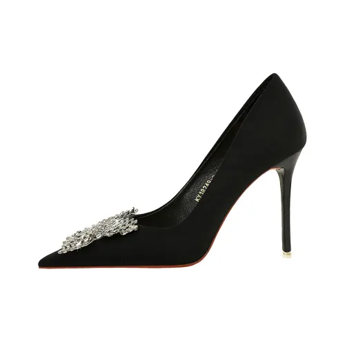 QITUMAUL Slim Heel High Heels 10.5cm Women's