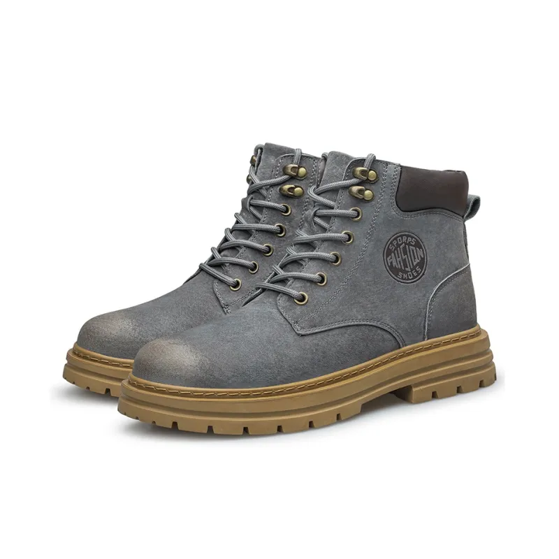 LAORENTOU Martin Boots Unisex Earth Yellow/Sand/Gray/Green-11