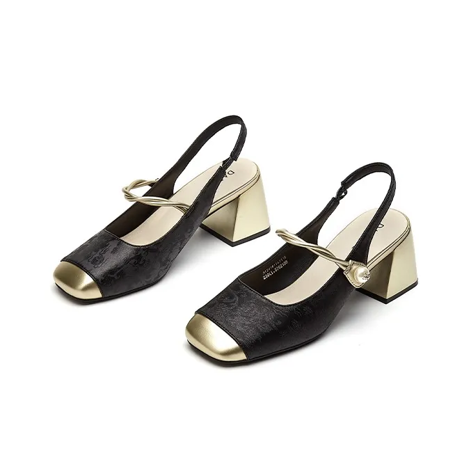 DAPHNE Chunky Heel High Heels Women's-2