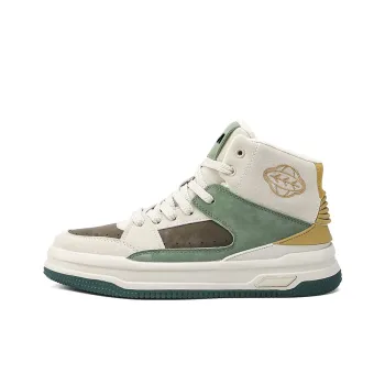 JKEM Slip-Resistant Cushioning Abrasion-Resistant High-Top Skateboard Shoes Men's