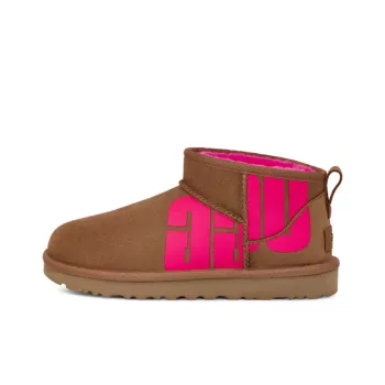 UGG Classic Ultra Mini Broken Logo 'Chestnut Pink' Women's