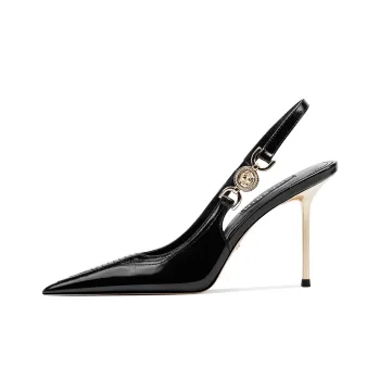 Shesrim Slim Heel High Heels 9cm Women's Black