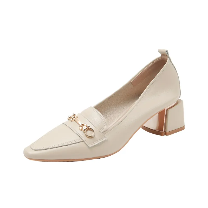 YAFEI XUANYU Chunky Heel High Heels 5cm Women's-5