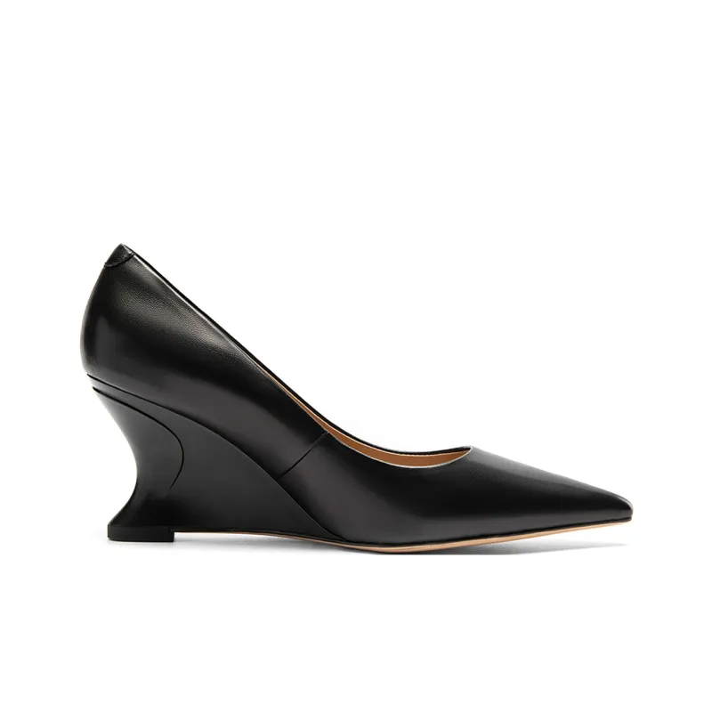 NINE WEST Wedge Heel High Heels 7.5cm Women's-4
