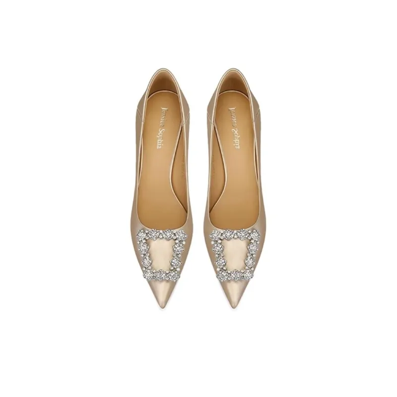 JESSICA SOPHIA Slim Heel High Heels 3.5cm Women's-6