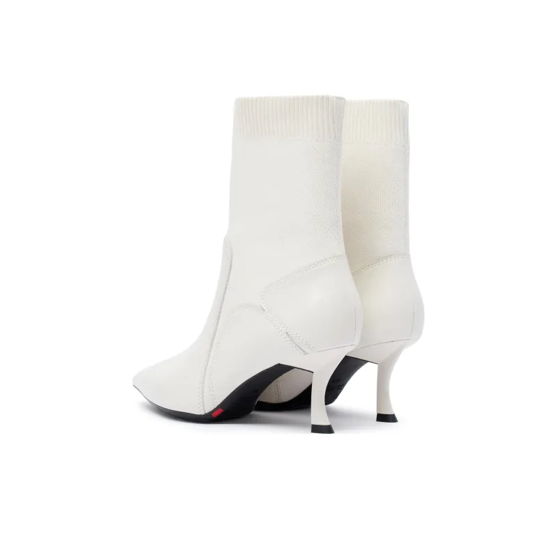 Staccato Ankle Boots 6.5cm Women's White-3