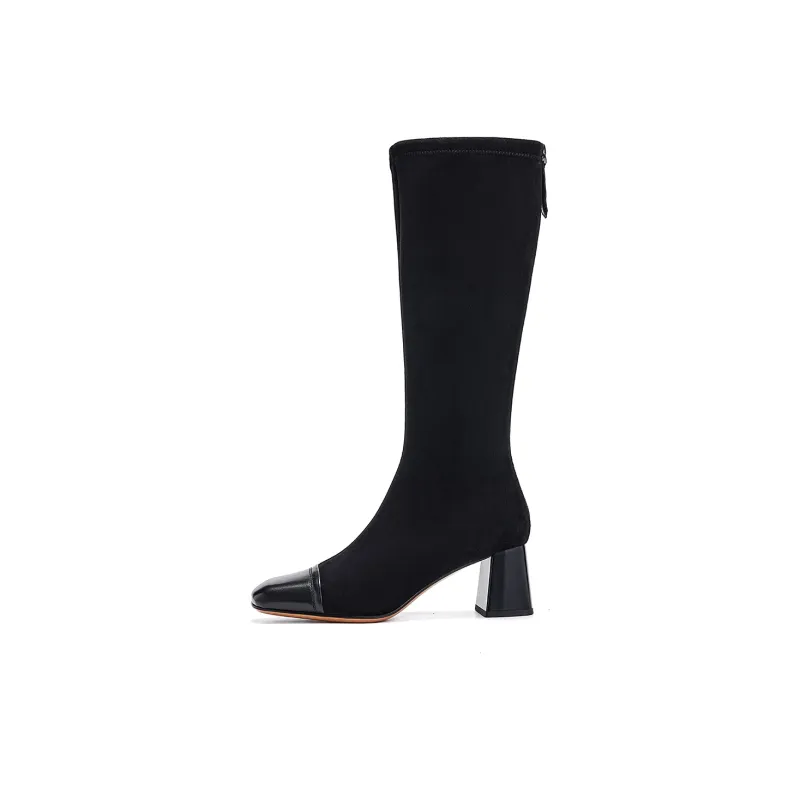 EBLAN Knee high Boots Women's Black-0