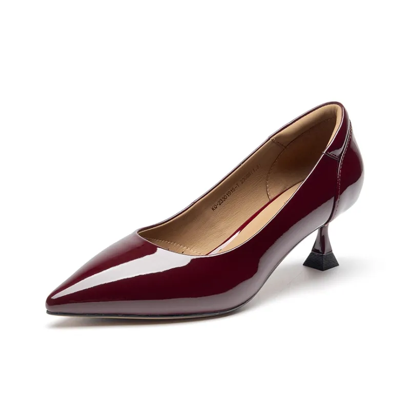 DG Flared Heel High Heels 5.5cm Women's-4